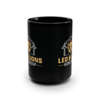 Leo & Lions Home Group 15oz Black Coffee Mug — Realtor Logo Mug